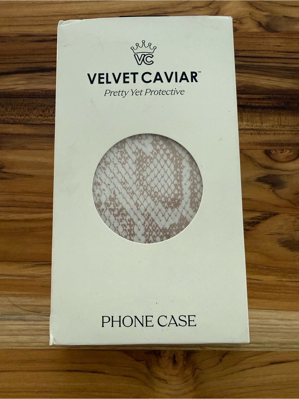 Velvet Caviar Light Tan Snake Print Phone Case